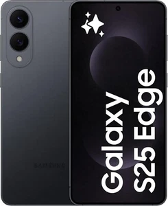 Smartphone Samsung Galaxy S25 Edge 5G 6,7” S937 12+256GB Titanium Jetblack - Afbeelding 1 van 5