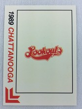 1989 Chattanooga Lookouts-Southern League-BEST Baseball Card-Pete Beeler