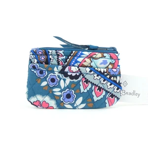 Vera Bradley Haymarket Paisley Münzbörse mit Reißverschluss Neu mit Etikett - Bild 1 von 2