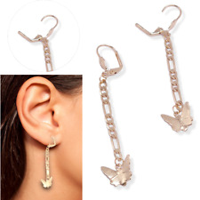 New elegant Alloy Gold Stud Hoop Earrings Romantic Women Zirconia Jewelry Gifts