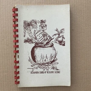 Alhambra CA 50s 60s ? California Religious Science Guild Cookbook Advertisers - Foto 1 di 9
