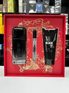 Carolina Herrera 212 VIP Black 3 Piece Set Eau de Parfum for Men - Picture 1 of 3