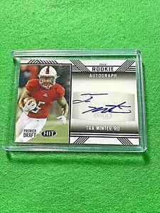 TRA MINTER AUTO ROOKIE CARD ALABAMA RC AUTO BLACK 2020 SAGE HIT PREMIER DRAFT RC - Picture 1 of 12