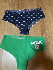 Bragas Victoria's Secret (2 pares) ROSA Talla (L) Nuevas sin etiquetas - Imagen 1 de 15