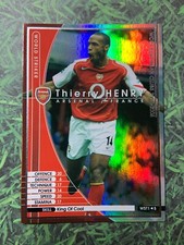 Panini WCCF 2004-05 Thierry Henry Arsenal FC Refractor Soccer card