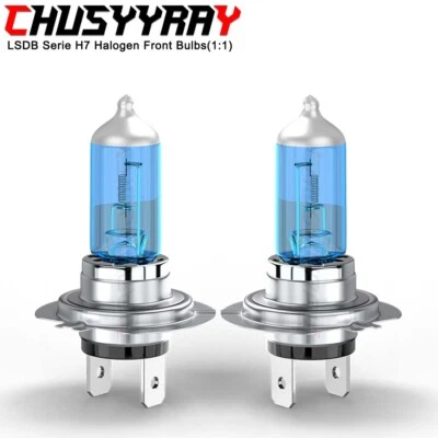 For Aprilia SL1000 Falco 2000 2001 2002 2003 2004 Halogen Front Kit 2x H7 Bulbs - Imagem 1 de 4