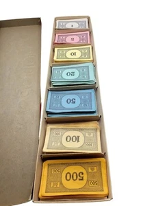 Piezas de repuesto de dinero Monopoly originales vintage 1961 - Imagen 1 de 3