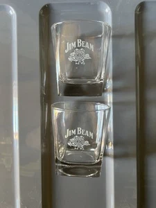 Jack Daniels Drinking Glasses x 2 Drinkware Barware Vintage Collectable * - Picture 1 of 1