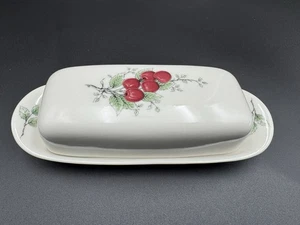 Syracuse WAYSIDE 1/4 Pfund bedeckt Butterdose Kirschmuster schöner Zustand LX - Bild 1 von 4