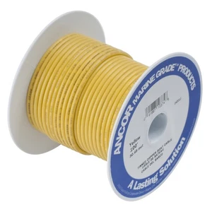 103010 verzinnter Kupferdraht, 16 AWG (1 mm²), gelb - 100 Fuß - Bild 1 von 2