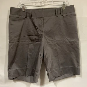 Bermuda chino Lane Bryant 14 grigio piatto davanti elasticizzato tasche NUOVO - Foto 1 di 4