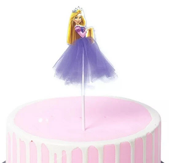 PRINCESS RAPUNZEL Happy Birthday Party Cupcake CAKE TOPPER 1pc - Image 1 of 1