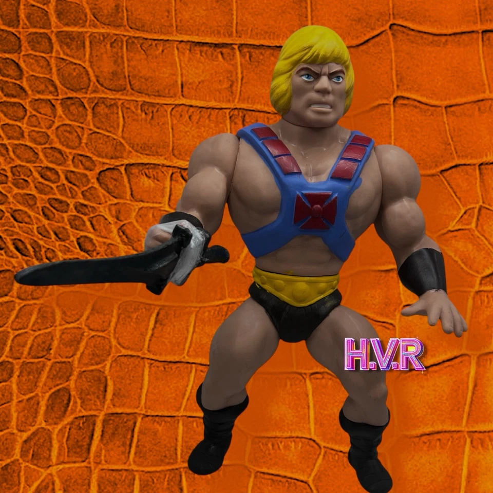HE - MAN 14" GIGANTE UBER RARO DIFÍCIL DE ENCONTRAR JUMBO BIG MOTU VINILO SOFUBI FIGURA PIRATA! Foto 1 de 4