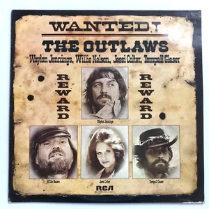 Wanted The Outlaws - Waylon Jennings Willie Nelson, Jessi Colter, Tompall Glaser - Picture 1 of 5