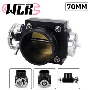 70MM Intake Manifold Performance Billet Aluminum Throttle Body For Mustang Honda - Bild 1 von 18
