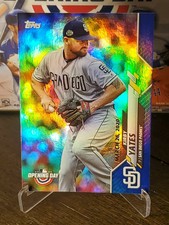 2020 Topps Opening Day Blue Parallel 127 Kirby Yates - San Diego Padres