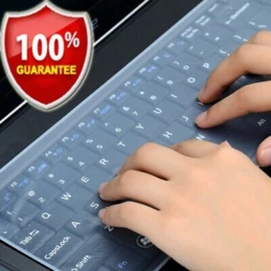 Film de protection pour ordinateur portable film étanche à la poussière silicone ordinateur portable couvercle clavier - Photo 1/12