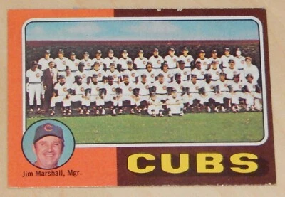 1975 Topps Chicago Cubs Baseball Cards - Set of 10 - Excellent Condition - Изображение 1 из 4