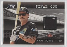 2001 Fleer Genuine Final Cut Jerseys Wade Boggs HOF