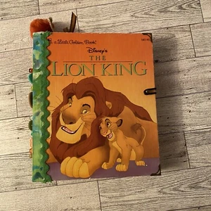 Altered Little Golden Book THE LION KING Junk Journal - Picture 1 of 15