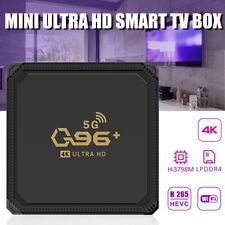 Q96+5G Android SMART TV BOX 8G+128G 4K WiFi HDMI Quad Core Media Player