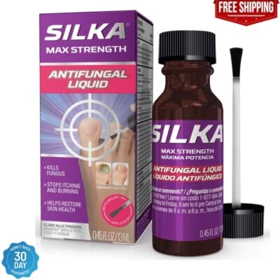 Silka Max Strength Antifungal Liquid with Brush Applicator For Toenail Fungus - Image 1 of 4