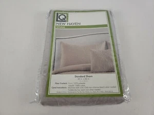Living Quarters NEW HAVEN Pillow Sham 20" X 26" 021 GREY LQFY063S Brand New - Picture 1 of 9