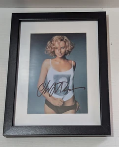 Charlize Theron Signed Autographed Hot Sexy 4x6 Framed Photo with COA - Picture 1 of 4