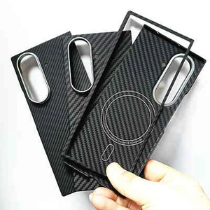 Funda Magsafe de Fibra de Carbono Original para Samsung Galaxy Z Fold7 Cubierta Dura Magnética - Imagen 1 de 25