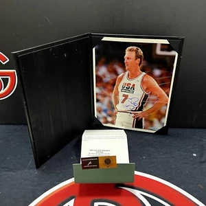 Larry Bird Autographed Boston Celtics 8x10 Photo Signed Upper Deck - Picture 1 of 5