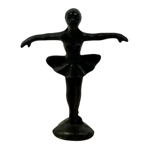 Vintage MINI Metal Pewter Ballerina Figurine RARE - Picture 1 of 6