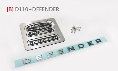 Emblema de metal escala 1/10 para RC4WD Gelande II Defender D90 / D110, TRX-4 Defender Foto 1 de 2