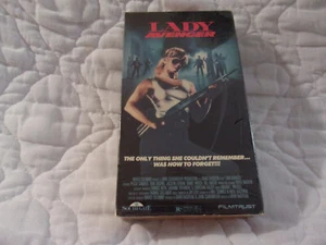 LADY AVENGER VHS 80'S ACTION CRIME DRAMA VIGILANTE MICHELLE BAUER LOS ANGELES - Picture 1 of 11