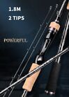 Portable Fishing Rod Pole Carbon Fiber Rod 1.8m Lure Spinning/Casting Saltwater