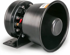 Altavoz bocina sirena PA 200W 8 ohmios 125-135 dB impermeable negro vehículos exteriores - Imagen 1 de 12