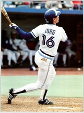 GARTH IORG TORONTO BLUE JAYS 8.25"X11" Magazine Photo Page 1983 1980's M122