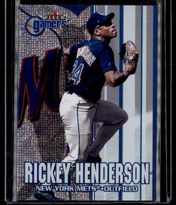 2000 Fleer Gamers #61 Rickey Henderson Near Mint or Better