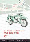 VEB Motorradwerk Zschopau Datenblatt Motorrad MZ ES 175 DDR original 1959