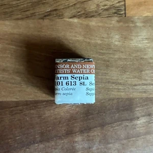 Pintura Acuarela Artistas Winsor & Newton Media Sartén Cálida Sepia De Colección - Imagen 1 de 4