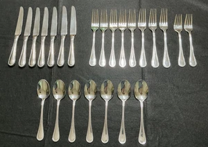 International Silver ROYAL BEAD  Stainless  Flatware Combination Set - Picture 1 of 6