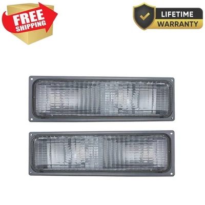 For 1988-1993 Turn Signal Light Chevrolet C1500 K1500 Lens Left & Right Set of 2 Foto 1 de 4