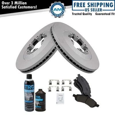 Комплект переднего тормоза и ротора подходит для Chevrolet Colorado GMC Canyon 2009-2012 годов выпуска - Изображение 1 из 4