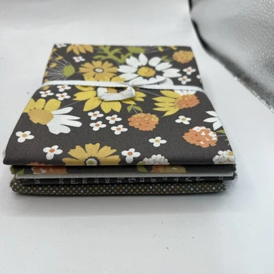 Moda Fabric 5 Piece Fat Quarter Bundle  5 Charcoal Fabrics Corey Yoder - Image 1 of 4