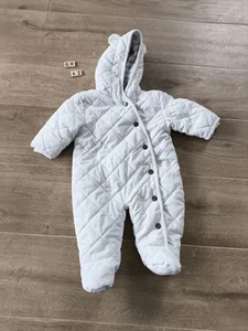 weißer Schneeanzug Overall Baby Gr. 62 Topomini - Bild 1 von 2