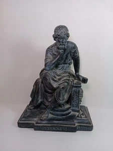 Statua Vintage Socrate Il Museo Filosofo Replica Dettagliata - Foto 1 di 8
