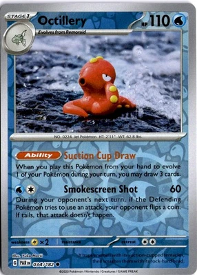Octillery Common SV04: Paradox Rift 034/182 NM - Image 1 of 2