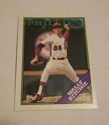 topps 1988 baseball Wally Ritchie - Image 1 of 2
