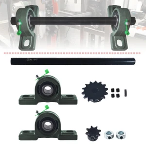 Complete Jackshaft Kit For 3/4 X 14" 40/41/420 Chain Go Kart Mini Bike - Picture 1 of 7