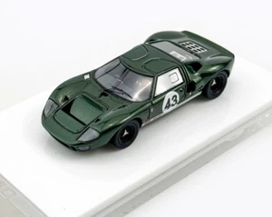 EY MY64 1:64 Green #43 GT40 MK1 Racing Sports Model Diecast Resin Car - Picture 1 of 5