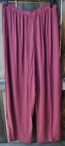 ART TO WEAR 4 PANTALONI IN RABARBARO TINTA UNITA-ULTIMO PAIO-DA MISSION CANYON,OS+, - Foto 1 di 3